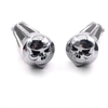 Retrofit Metal Skull Motorcycle Grips
