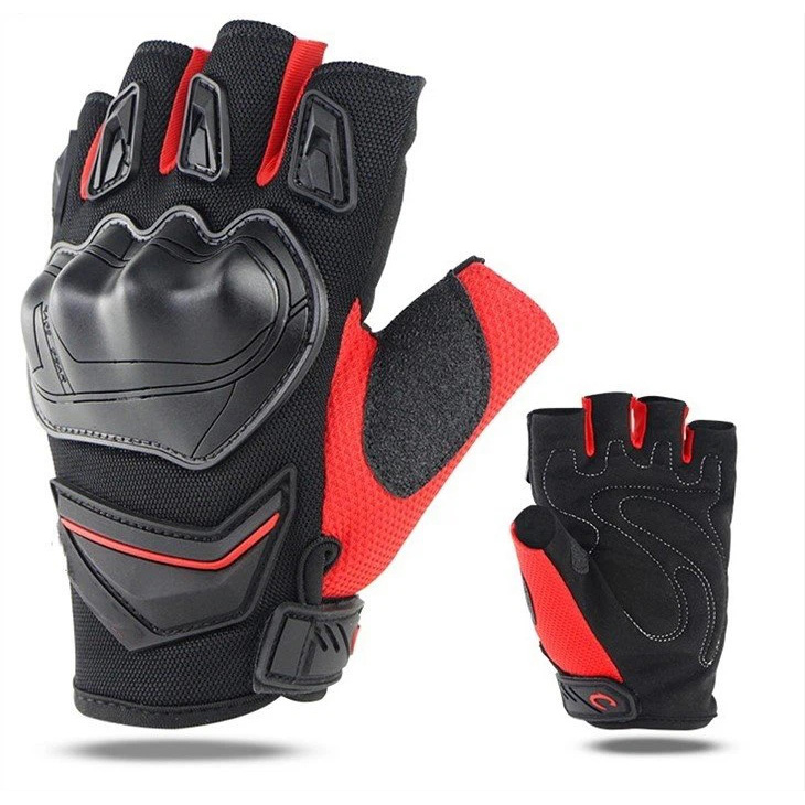 Motorcycle Fingerless Gloves