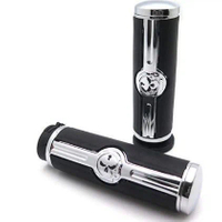 Retrofit Metal Skull Motorcycle Grips