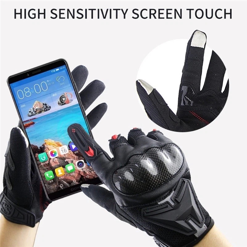 Carbon Fiber Motorcycle Gloves (5)