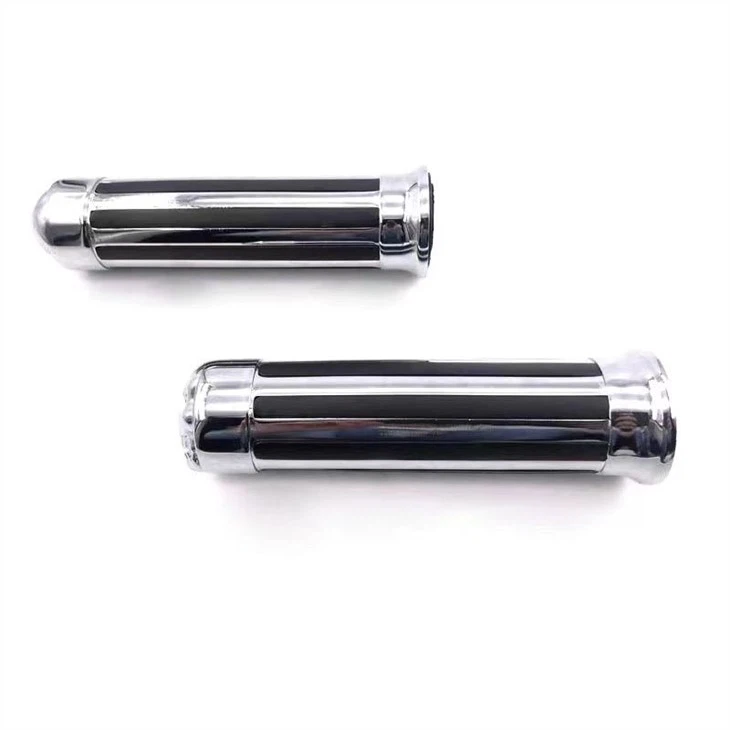 Retrofit Metal Skull Motorcycle Grips