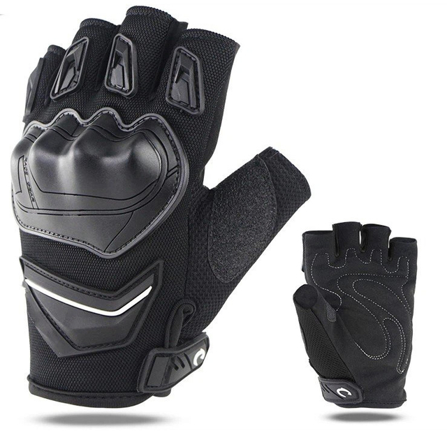 Motorcycle Fingerless Gloves