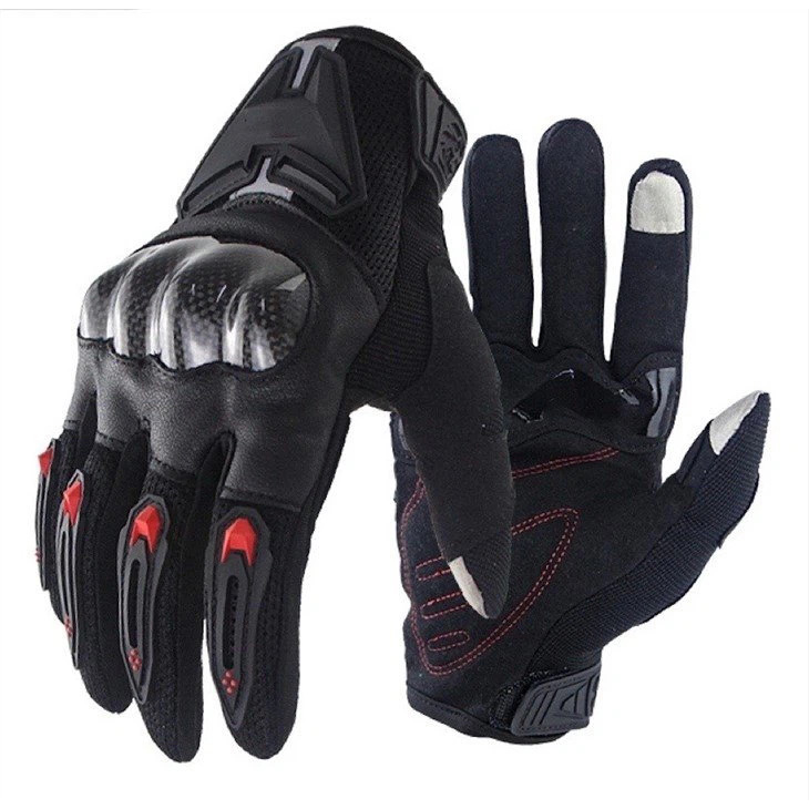 Carbon Fiber Motorcycle Gloves