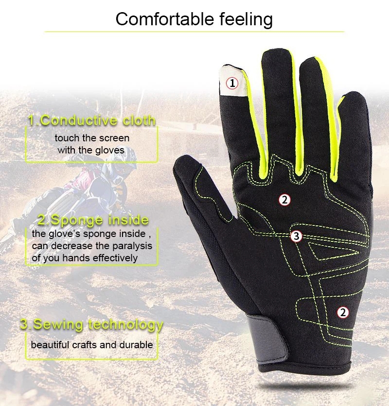 Full Finger Motorcycle Gloves (5)